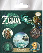 The Legend Of Zelda: Tears Of The Kingdom Hyrule Skies-badgeuppsättning