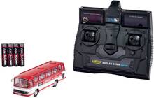 Carson RC Sport 504144 MB Bus O 302 AEG 1:87 RC modellbil inkl. batteri, laddare och sändarbatterier
