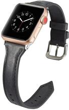 SKALO Smalt läderarmband Apple Watch 38/40/41mm