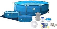 Pool med pump - 366 x 76 cm - Avenli - komplett set