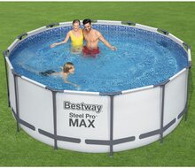 Bestway pool ovan mark Ø3,6m - 122cm djup | Steel Pro MAX (56420)