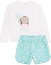 Pusheen Pyjamaset i fleece för flickor