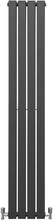 Modern Radiator Element Platt Dubbel Panel Design Centralvärme Radiator Mörkgrå Grå Svart Vit Olika Storlekar Väggmonterad Kök Badrum Vardagsrum Hem