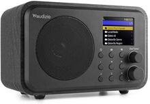 Internetradio med WiFi, Bluetooth och batteridrift Audizio VENICE svart färg Audizio Venice WIFI Internet radio, med batteri, svart