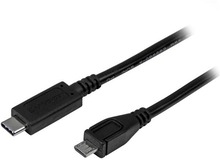 USB C till Micro USB 2.0I Adapter Startech USB2CUB1M USB C Svart 1 m