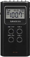 Sangean Bärbar Radio Dt-120 Svart
