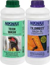 NIKWAX TECH WASH 1L + TX DIRECT WASH 1L, tvätt impregnering GORE-TEX