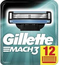 Gillette Mach 3 - Rakblad - 12 st