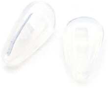 INF 30 par A3 silikon anti-halk näskuddar för glasögon Transparent