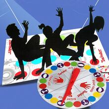 Fun Twister koulutus Toy Game Pad for Kids Adult Sports Näytä tarkat tiedot
