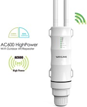 AC600 Trådlös Vattentät 3-1 Repeater High Power Outdoor WIFI Router/Access Point/CPE/WISP Trådlös wifi Repeater Dual Band 2,4/5Ghz 12dBi Antenn POE