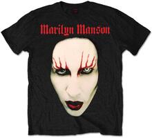 Marilyn Manson Unisex T-Shirt: Red Lips (X-Large)