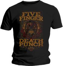 Five Finger Death Punch Unisex T-Shirt: Wanted (Large)