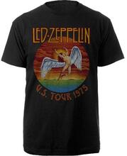 Led Zeppelin Unisex T-Shirt: USA Tour '75. (Large)