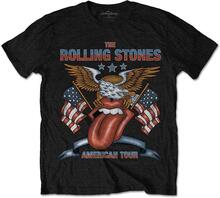 The Rolling Stones Unisex T-Shirt: USA Tour Eagle (Large)