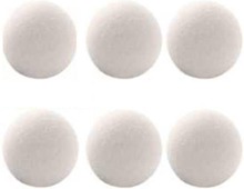 INF Torkbollar av ull 3 cm 6-pack Vit S