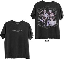 BlackPink Unisex T-Shirt: Pink Venom (Back Print) (Small)