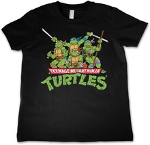 Teeange Mutant Ninja Turtles Distressed Group Kids T-Shirt 6Years-S