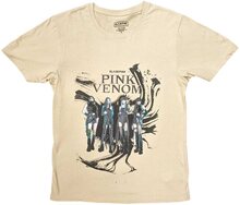 BlackPink Unisex T-Shirt: Pink Venom Oil Stroke (Small)