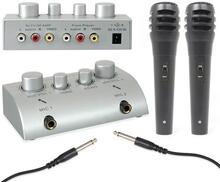 Karaokamixer AV430 med mikrofoner för stereo, dator och DVD spelare 103.112 VONYX AV430 Karioka Mikrofon kontroll
