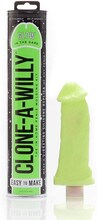 Clone-A-Willy Glow in the dark kit - Neongrön