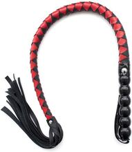 Kiotos Mahogany Short Whip Black & Red 85cm BDSM Piska