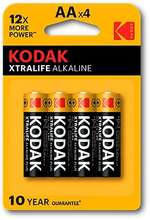 KODAK - XTRALIFE ALKALINE BATTERI AA LR6 BLISTER * 4