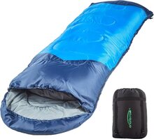 Anaterra® - Relax22 utomhusfilt sovsäck - Kalltålig - Parvänlig - Lättvikt - Vattenavvisande - Röd