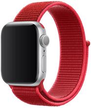 Apple Watch 42mm / 44mm / 45 Armband Röd Nylon