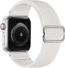 Elastiskt Nylonarmband Apple Watch 38/40/41 mm Vit