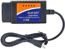 ELM327 / ELM 327 / OBD2 USB Bildiagnostik Felkodsläsare