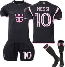 fotbollströja kit modell 2024 för barn och vuxen Messi Miami club 2:a tröjan