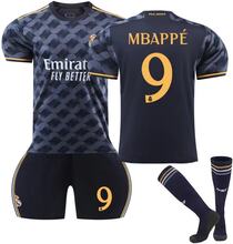fotbollströja kit modell 2024 för barn och vuxen Mbappe R.Madrid 2nd