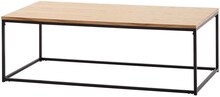 Rootz soffbord 120x60x40 cm soffbord trä - metall vardagsrumsbord ek - Modern rektangulär design rumsbord - Träbord soffbord - Bord vardagsrum