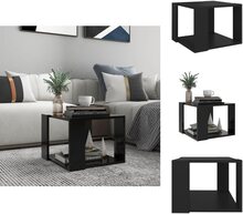 Soffbord - Living Soffbord svart 40x40x30 cm konstruerat trä