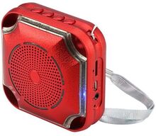 Vattentät utomhushögtalare Stereo Bärbar Trådlös Bluetooth Mini Högtalare Röd