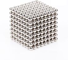 MTEVOTX Buckyballs 512 magnetiska bollar 5mm Silver - Kreativ och varm pedagogisk leksak
