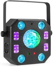 LightBox5 BeamZ Ljuseffekt BeamZ LightBox5 ljuseffekt 5-i-1 inklusive laser, Jelly Ball, stroboskop och UV svart ljus