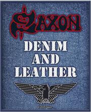 Saxon Standard Patch: Denim & Leather