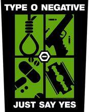 Type O Negative Back Patch: Just Say Yes