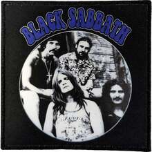 Black Sabbath Standard Printed Patch: Band Photo Circle