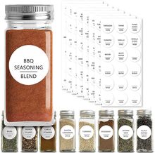 INF Runda etiketter / klistermärken för kryddor 144 st