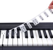 INF Avtagbara piano och keyboard etiketter 88 tangenter