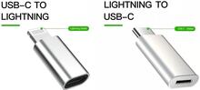 NÖRDIC 2 i 1 Adapter kit USB C ha till Lightning hona och Lightning ha till USB C ho (non-MFI) Aluminium Space Grey