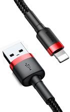 Baseus Cafule USB-A till Lightning Kabel Q.C 3.0, 2A, 3m - Röd/Svart