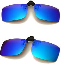 Flexibel UV-polariserad dag-nattklämma på solglasögon