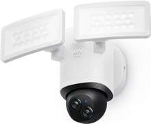 Eufy Floodlight E340 - Nätverksövervakningskamera - panorering / lutning - utomhusbruk - väderbeständig - färg (Dag&Natt) - 2K, 3K - ljud - trådlös -