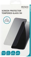 DELTACO SCRN-20IP9 - Skärmskydd för mobiltelefon - 2.5D - glas - CrystalClear - för Apple iPhone SE (andra generationen)