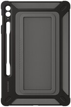 Samsung EF-RX610 - Baksidesskydd för surfplatta - robust - utomhus - titan - för Galaxy Tab S9 FE+