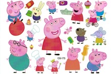 Peppa pig 14 st barntatueringar tatuering greta gris